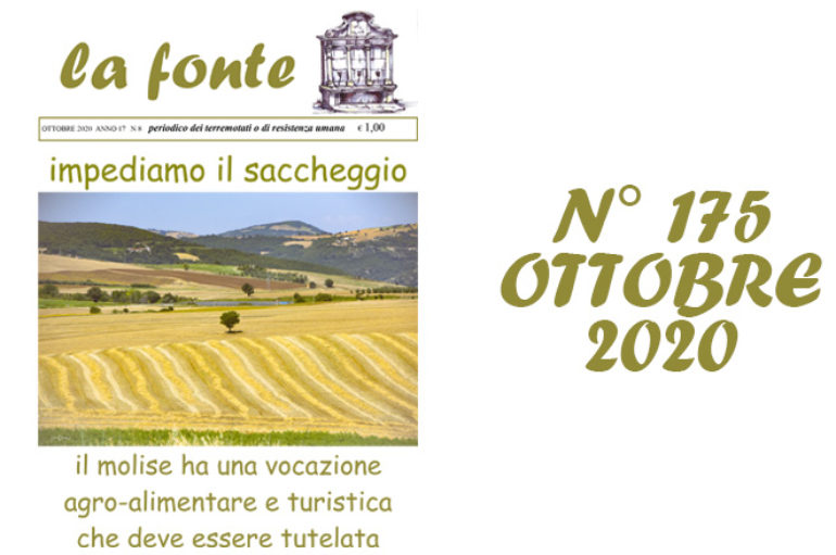 Indice del numero 175 – Ottobre 2020