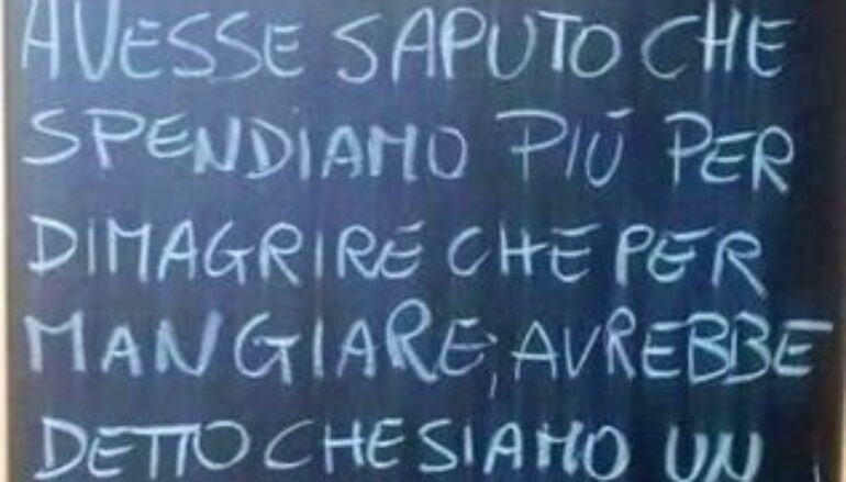 Sorpresa nel carrello della spesa