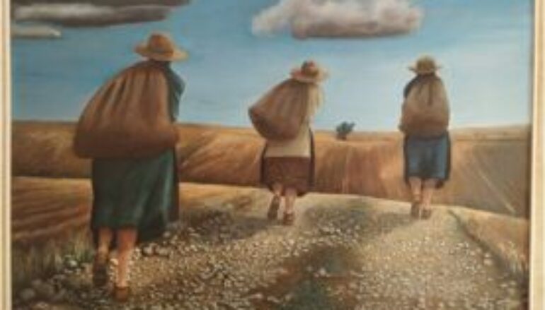 pittura: “La fatica” di Giuseppe La Serra