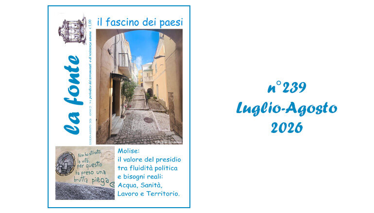 indice del numero di luglio/agosto 2026 http://www.lafonte.tv/
