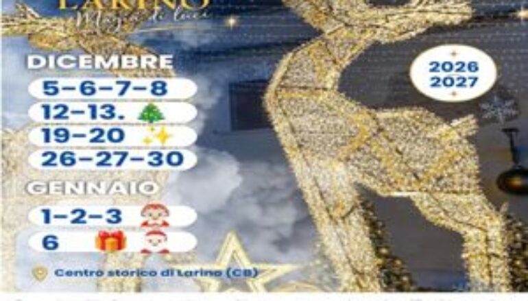 LUMINARIE DI LARINO (date, orari e pernottamenti)